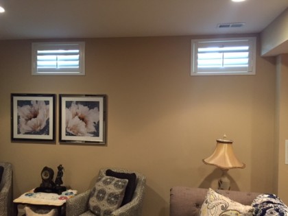 Shutters Over Basement Windows Done In Ballwin