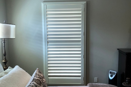 Aesthetically Pleasing Natural Shades To Plantation Shutters On Devonsworth Drive In Chesterfield, MO