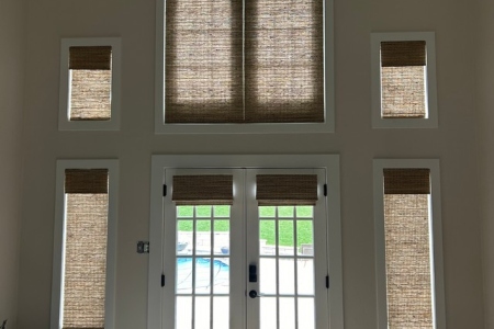 Lovely Natural Woven Shades On Ladue Lane In St. Louis, MO