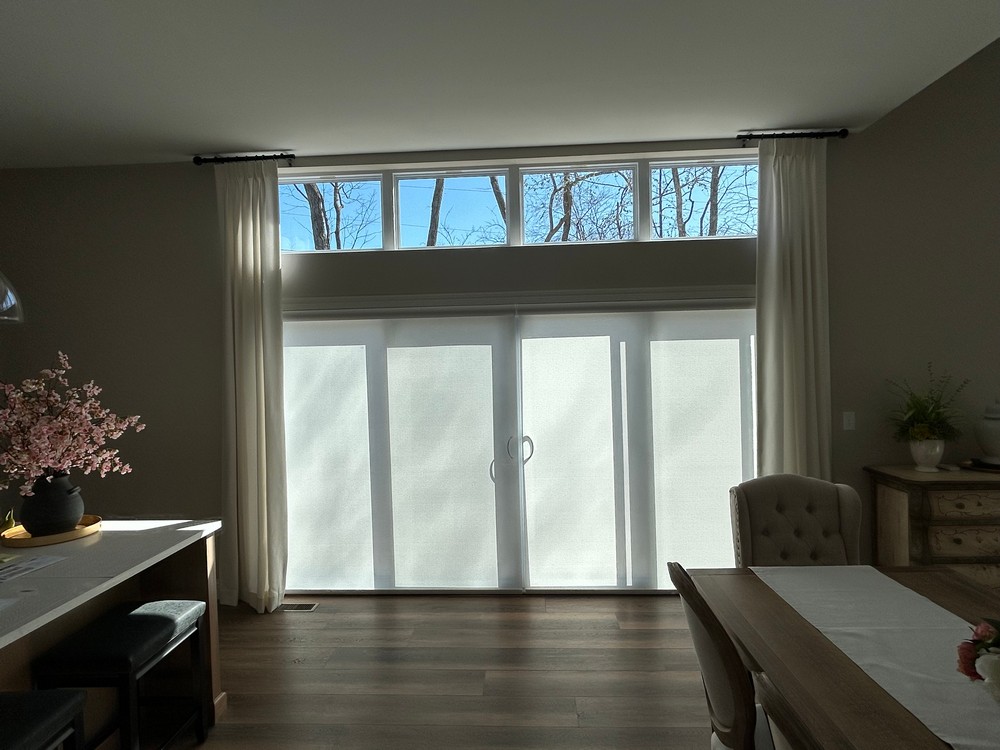 Decorative Draperies and Roller Shades on Nettie Dr in St. Louis, MO