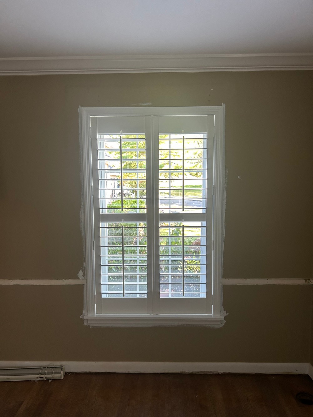 Pristine Graber Direct Mount Composite Plantation Shutters on Long Meadows Ln in St. Louis, MO