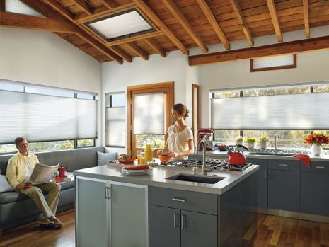 Applause honeycomb shades kitchen