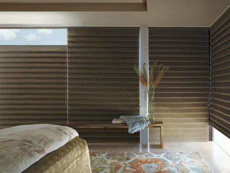 Vignette modern roman shades bedroom