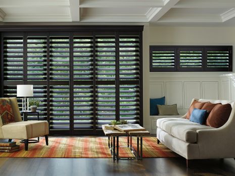 Heritance hardwood shutters triple track