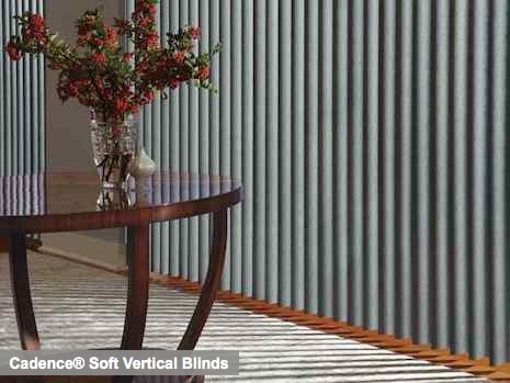 Cadence soft vertical blinds rega motif